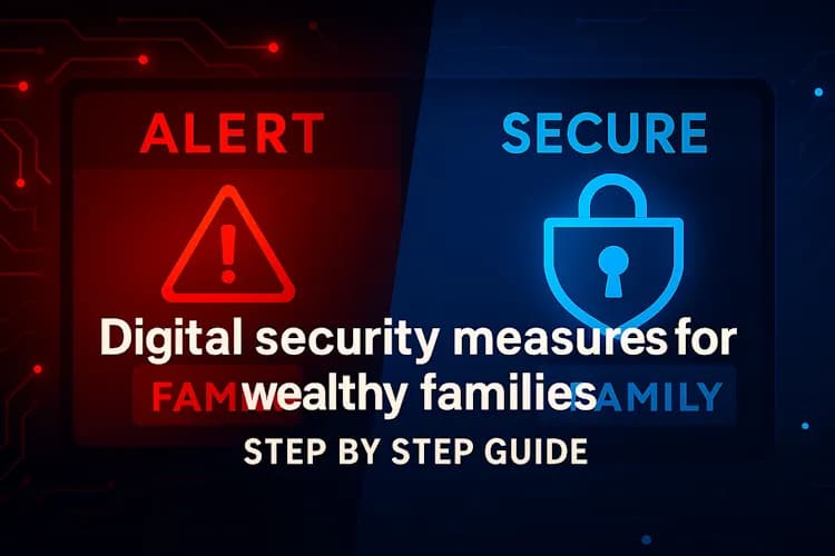 Digital security measures for wealthy families: step by step guide