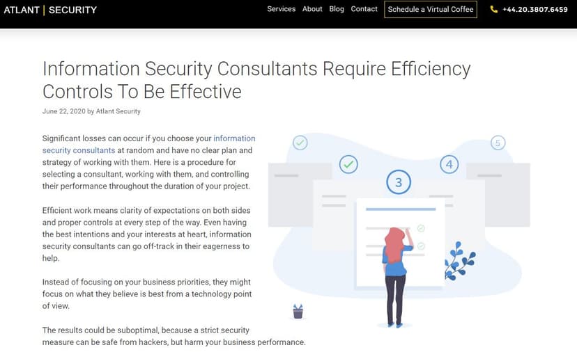 Information Security Consultants Require Efficiency Controls To Be Effective