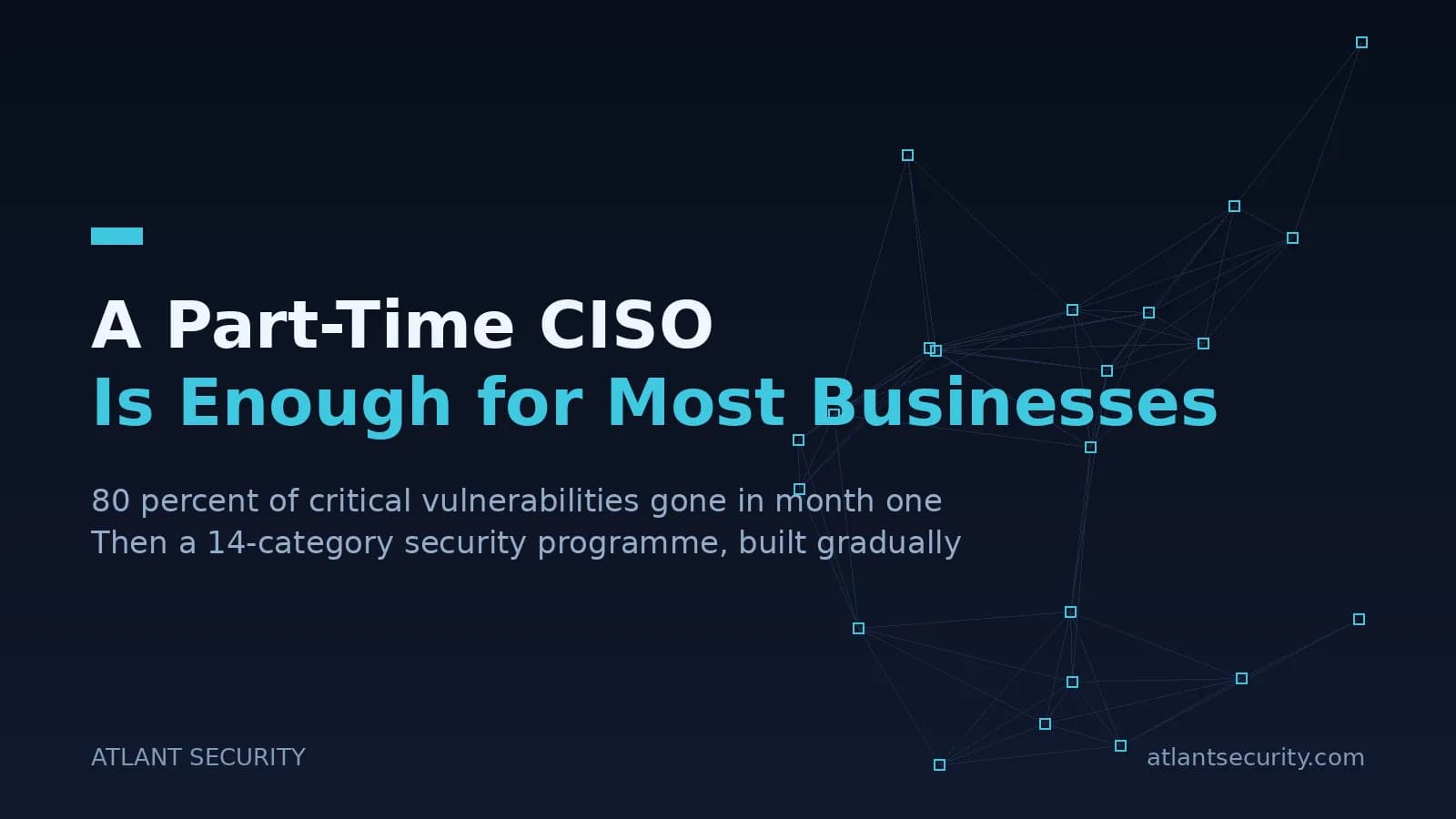 A Part-Time CISO Can Help Boost Cybersecurity Outcomes