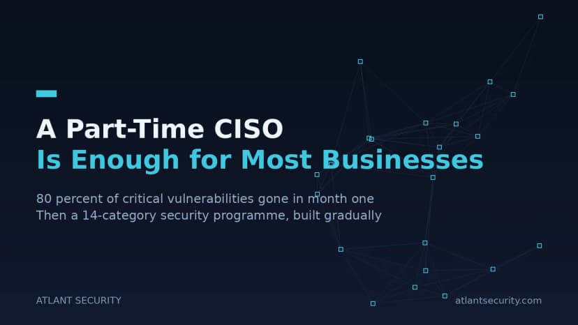 A Part-Time CISO Can Help Boost Cybersecurity Outcomes