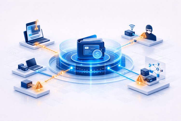 Digital wallet attack vectors and security vulnerabilities