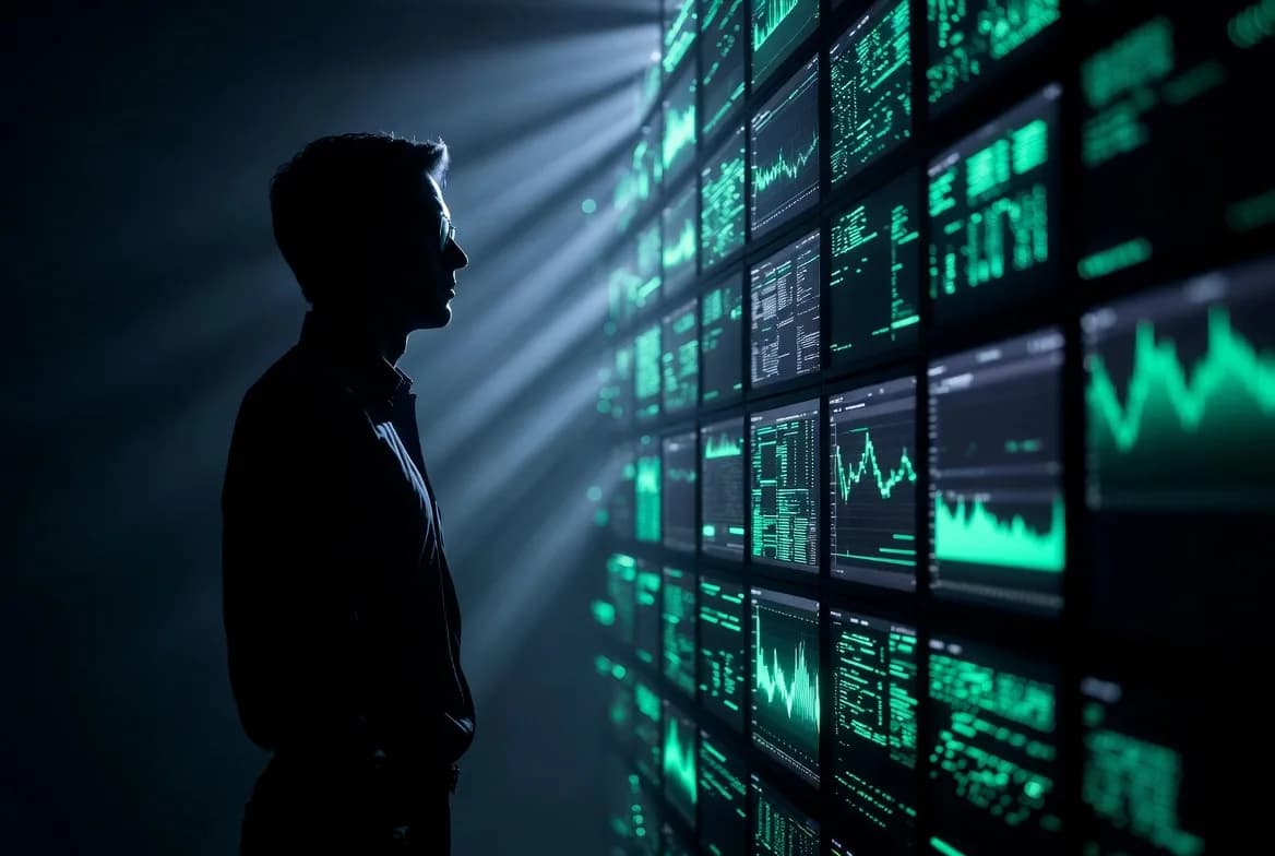 A calm 24/7 security operations responder on standby before live monitoring dashboards