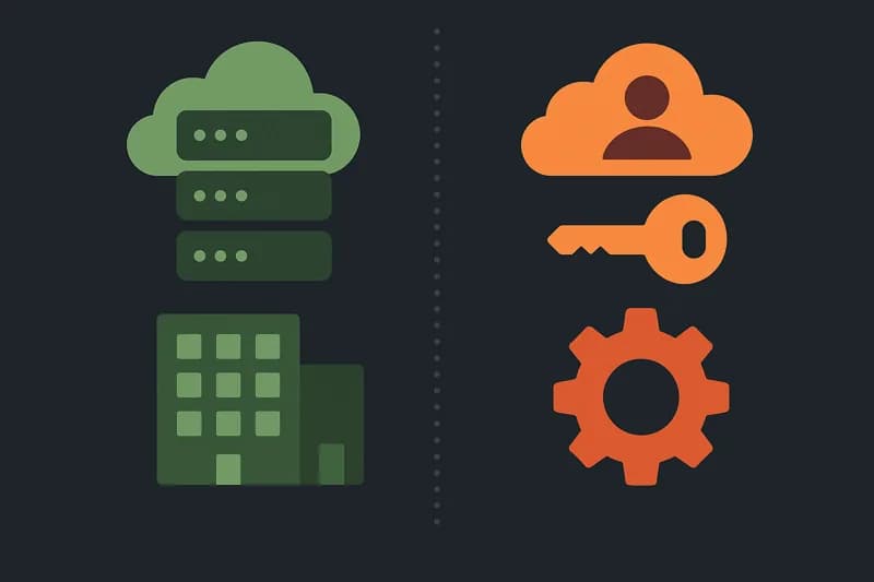 Cloud shared responsibility model - provider vs customer security responsibilities