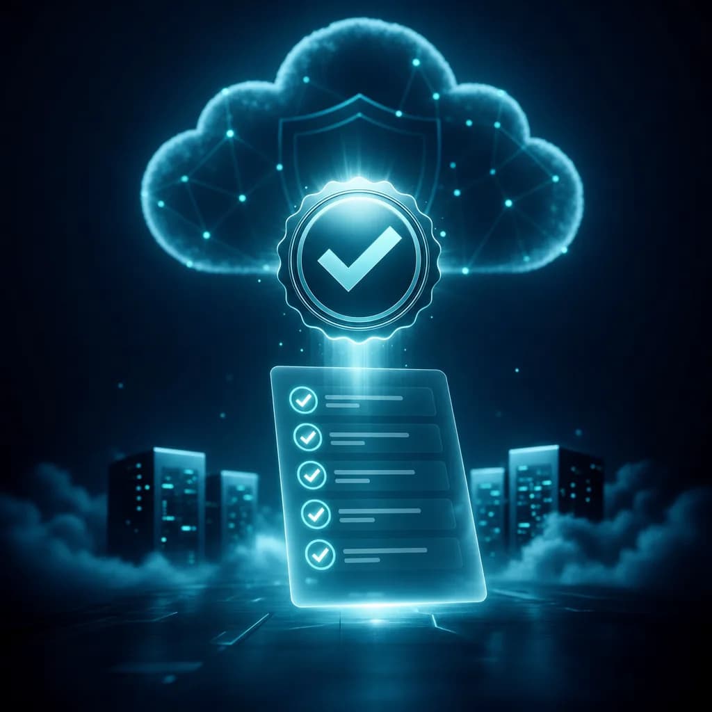 Independent CSA STAR Level 2 audit verifying a completed CAIQ v4 self-assessment with a certification trust seal