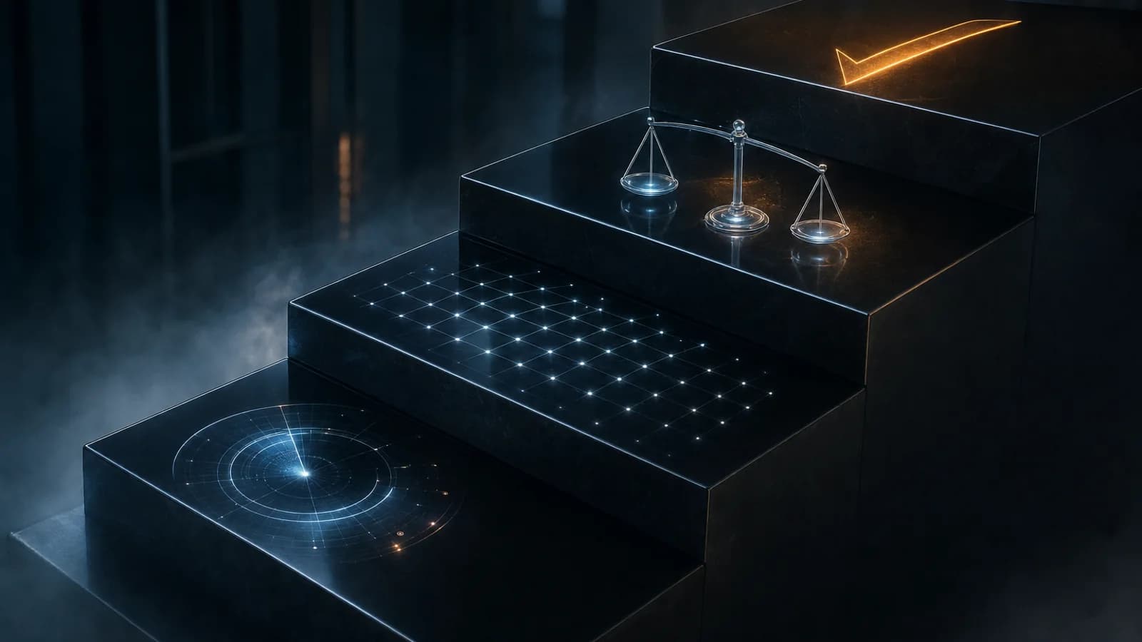 The four step cybersecurity risk assessment method: scope, identify, analyse and evaluate, treat