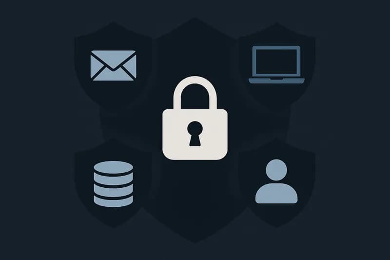 Small business cybersecurity program implementation covering 14 security areas