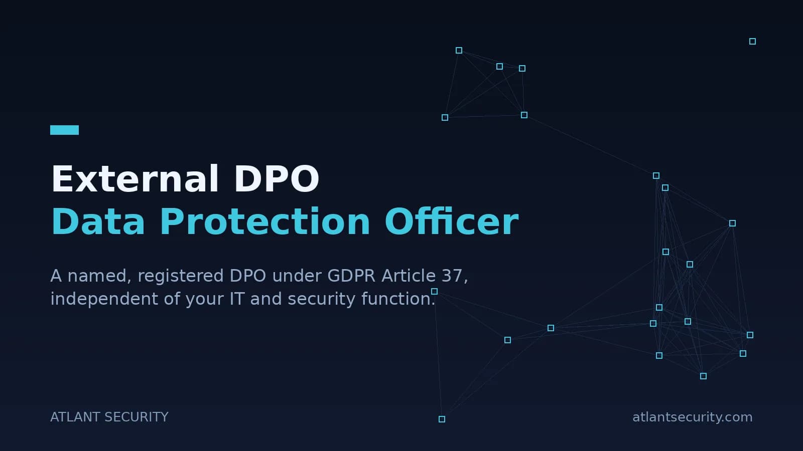 External Data Protection Officer service under GDPR Article 37 by Atlant Security