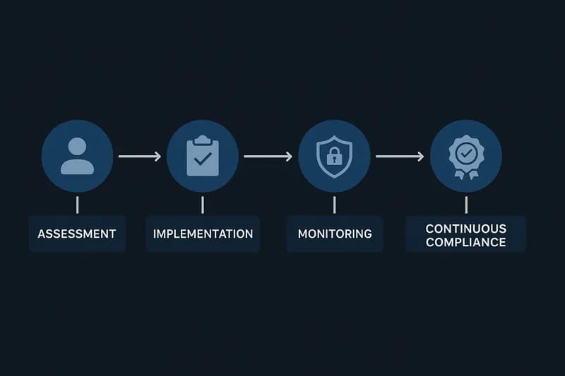 Fintech vCISO engagement delivering compliance program management and security leadership