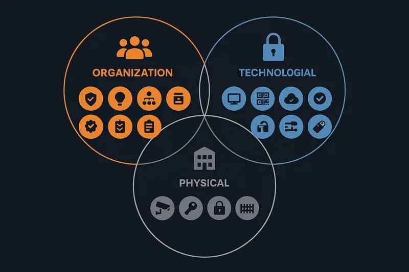 ISO 27001 framework overview showing Annex A controls and ISMS requirements