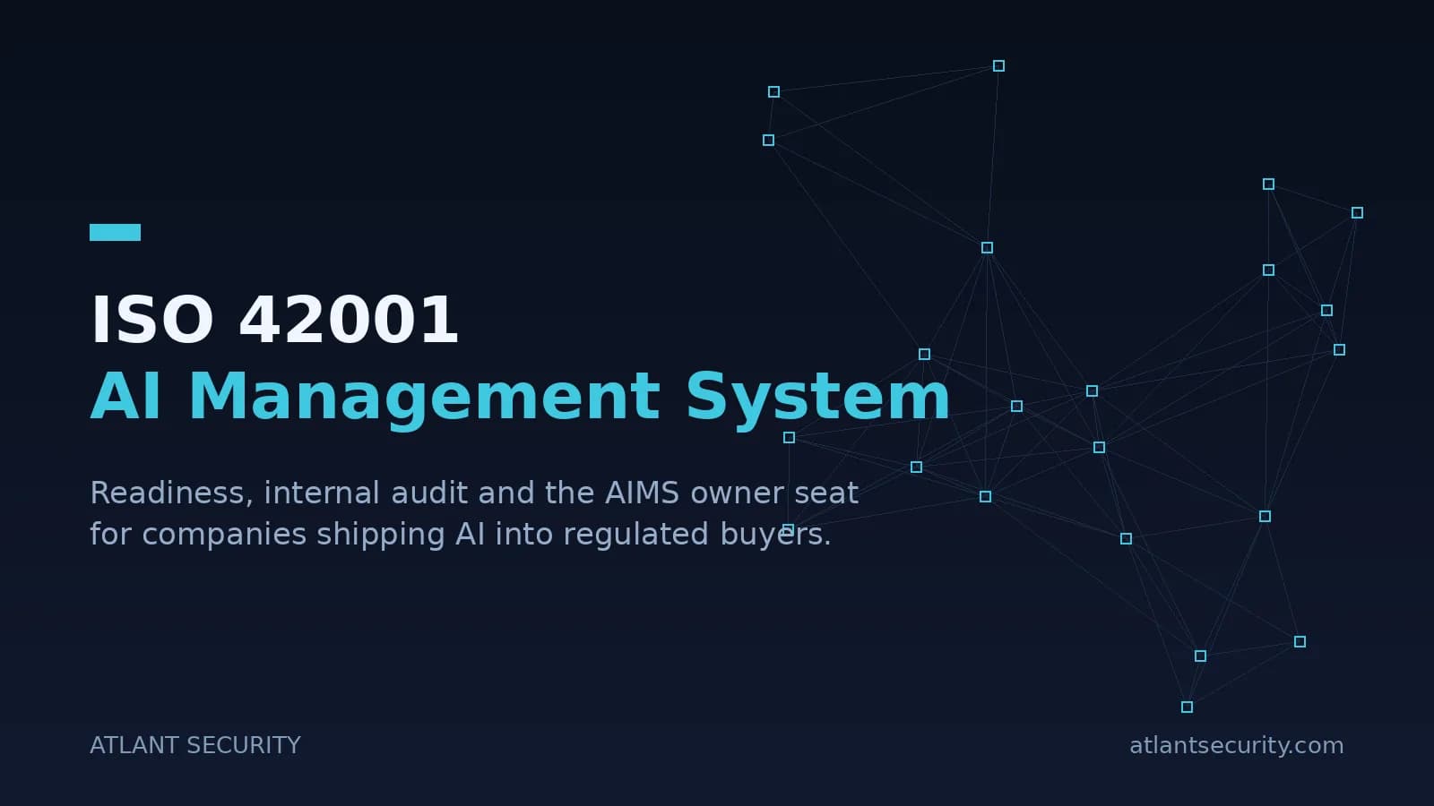ISO 42001 AI management system readiness for AI vendors by Atlant Security