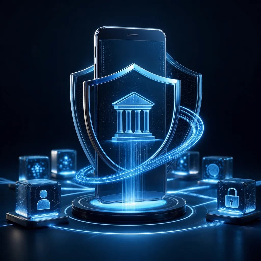 Secure digital banking protected by encryption controls expected under the MAS TRM Guidelines