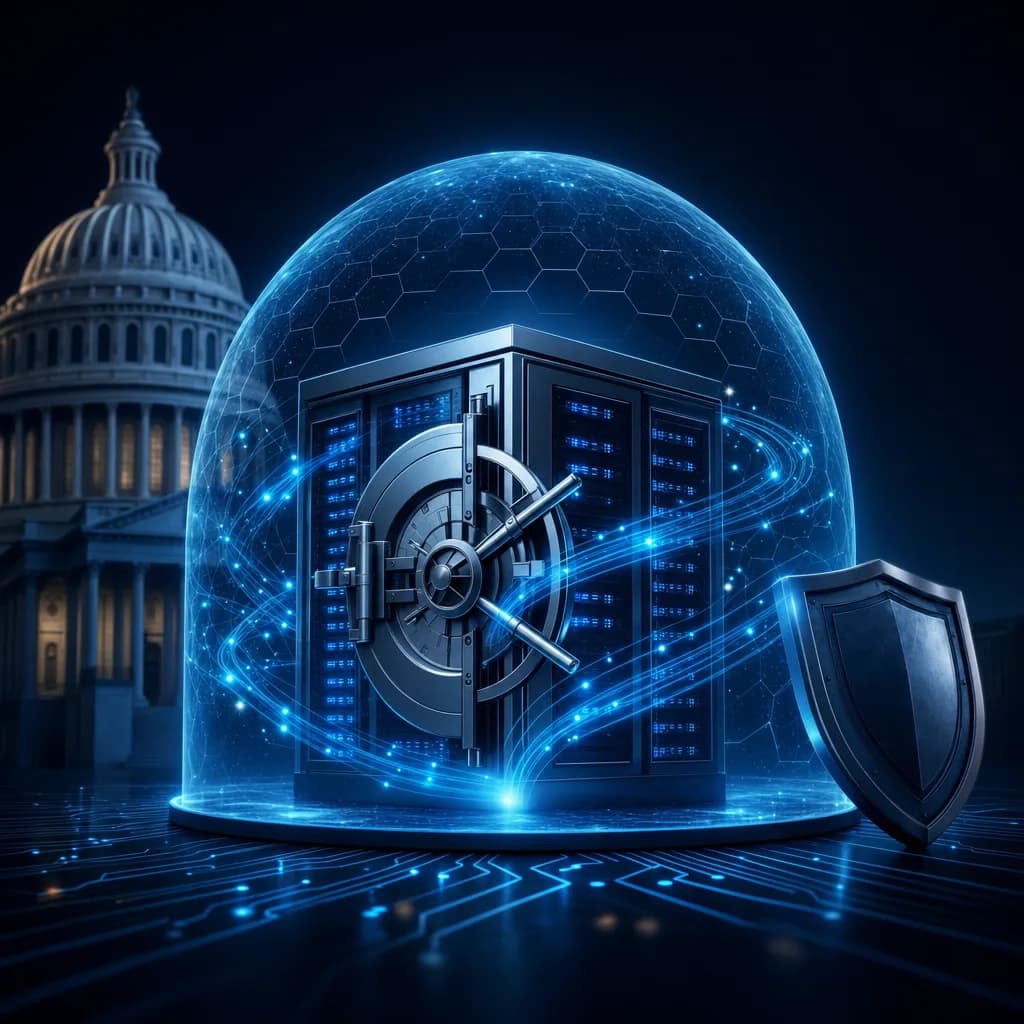 Government data protection vault securing Qatar public sector information under the NIA framework