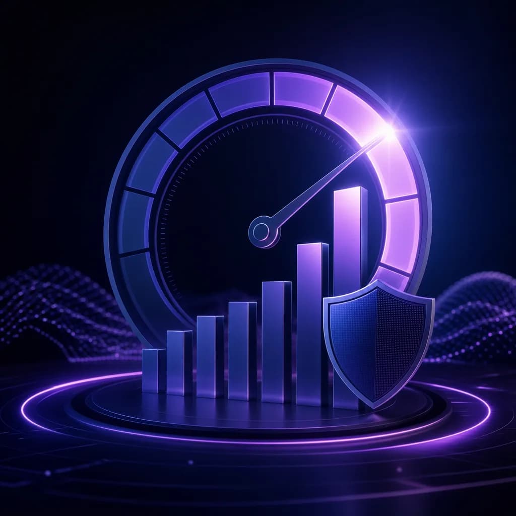 SAMA CSF maturity assessment gauge showing progress toward a target maturity level