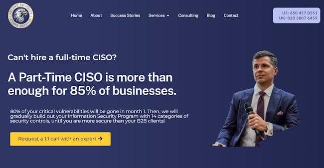 A Part-Time CISO Can Help Boost Cybersecurity Outcomes A Part-Time CISO Can Help Boost Cybersecurity Outcomes