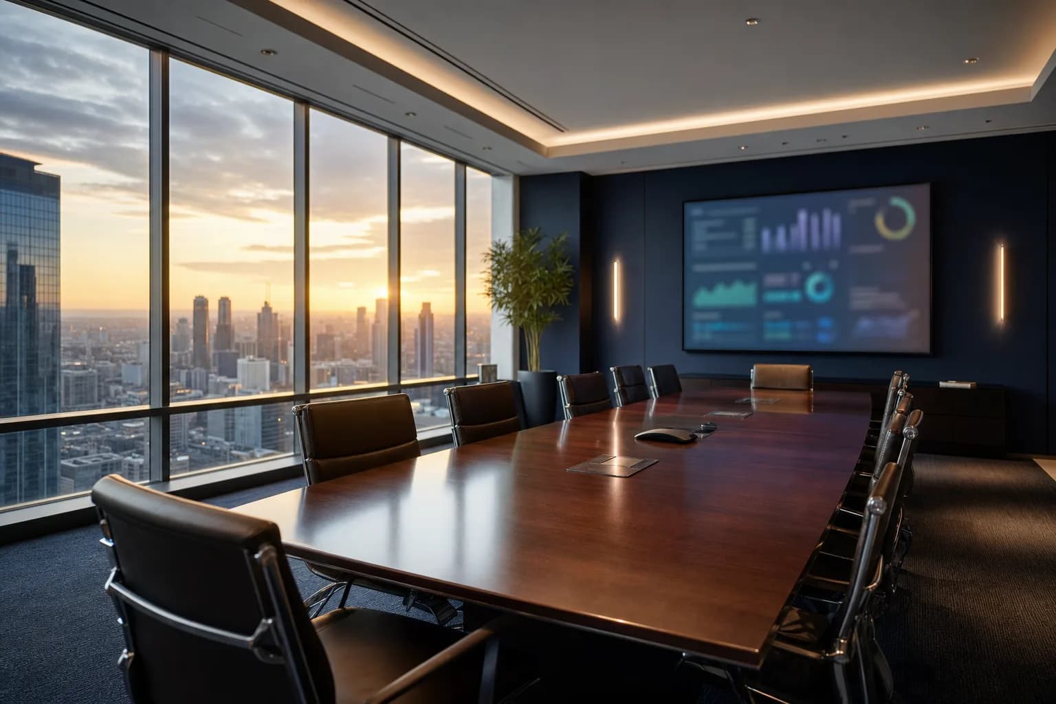 Stablecoin issuer leadership reviewing findings and remediat Stablecoin issuer leadership reviewing findings and remediation roadmap with senior auditor in a financial institution conference room