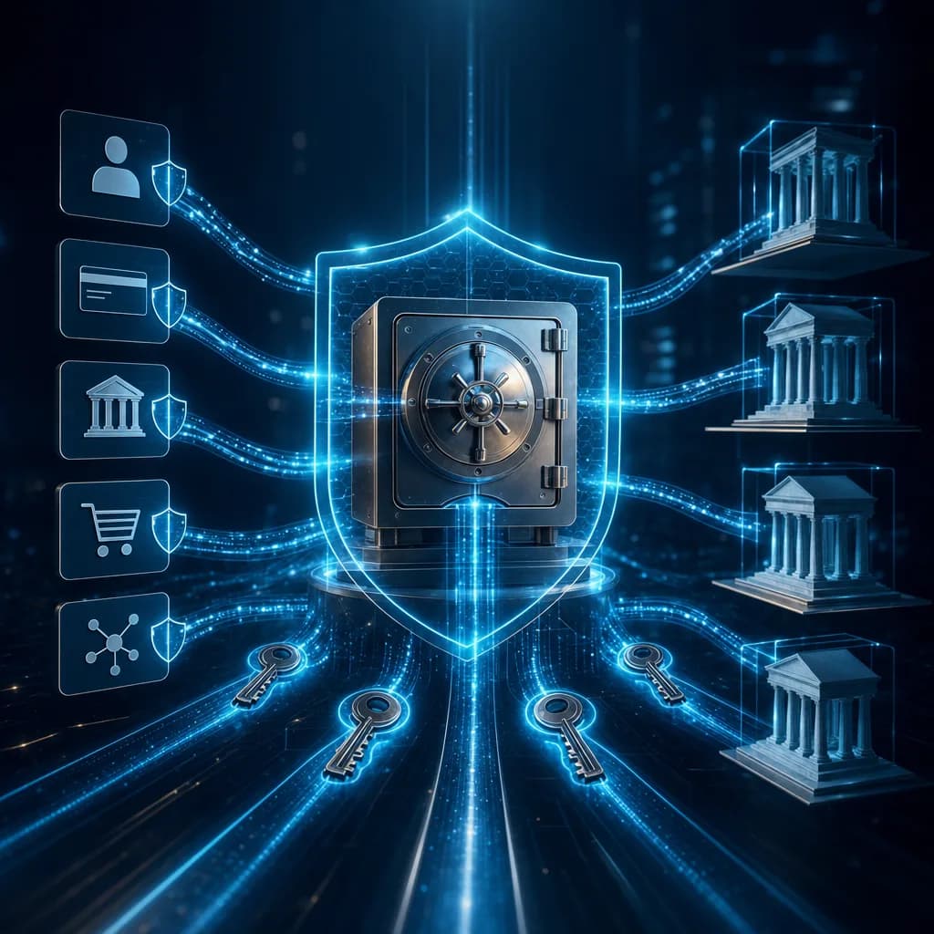 Secure Fintech API and Payments Architecture Secure fintech APIs and open banking data pipelines protected by encryption and access controls