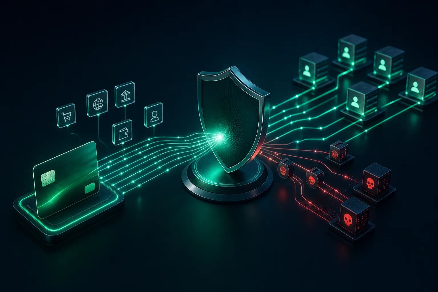 Fintech Fraud and Risk Management Fintech fraud and risk management with secure payment transaction monitoring and threat filtering