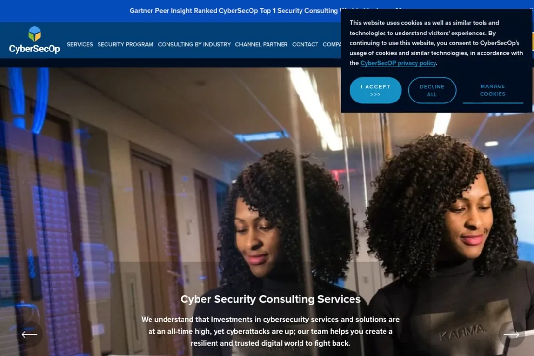 CyberSecOp homepage