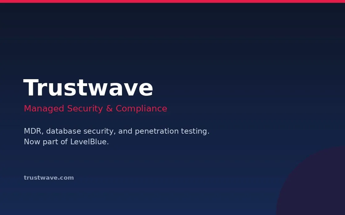 Trustwave IT security audit firm homepage