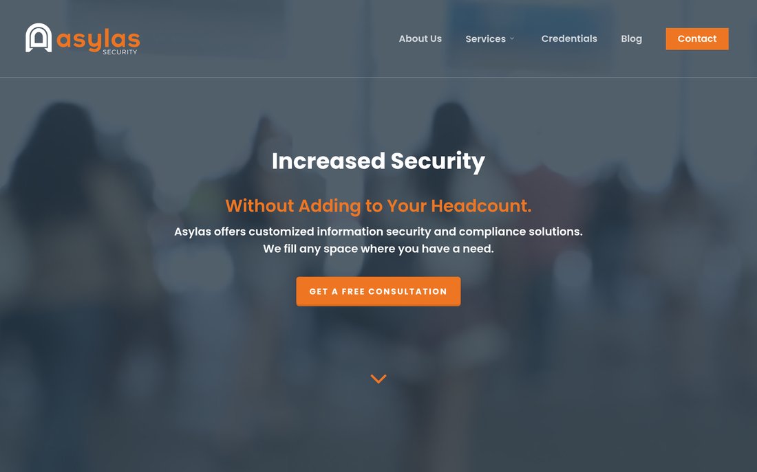 Asylas homepage