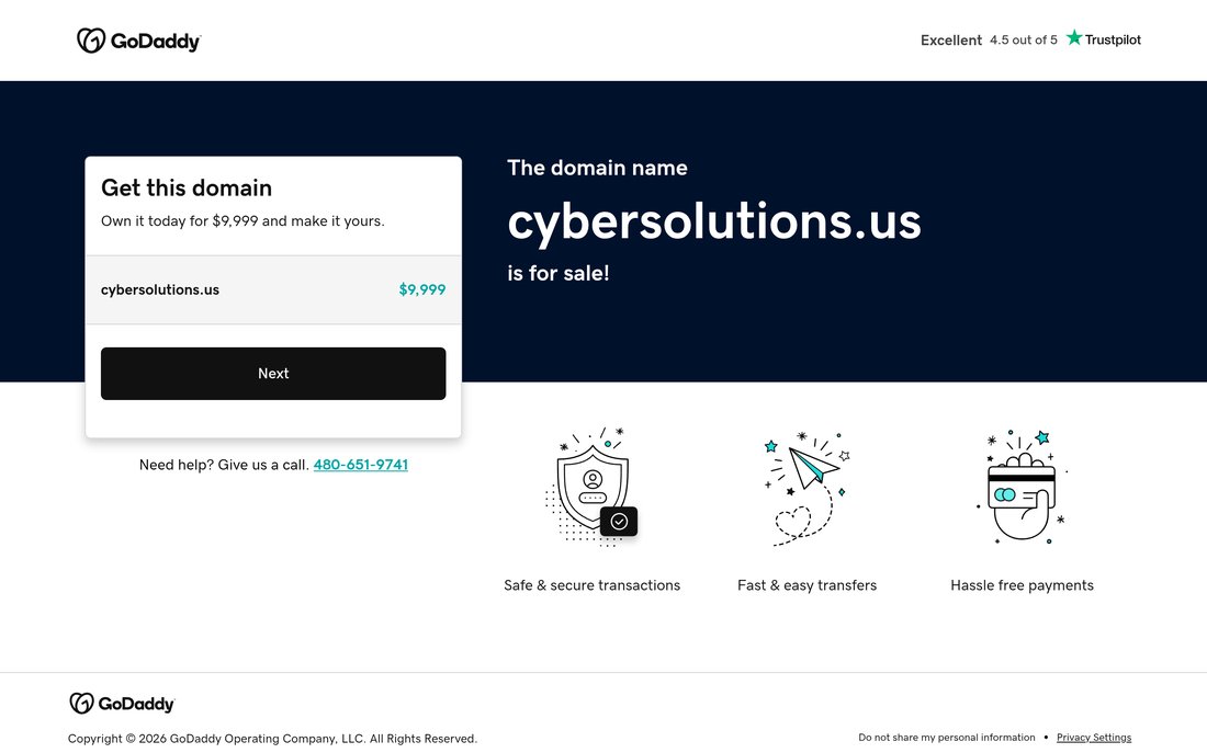 Cybersecurity Solutions Inc. homepage