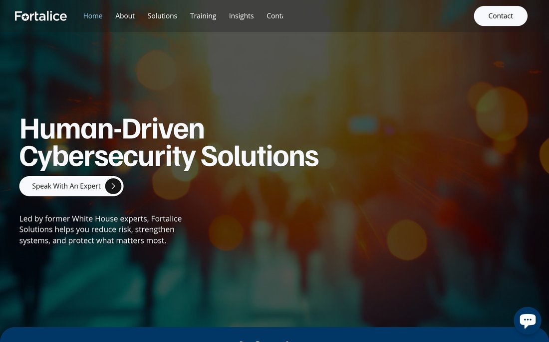 Fortalice Solutions homepage