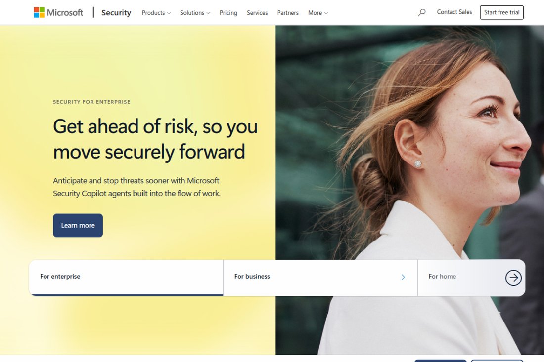 Microsoft Security Consulting homepage