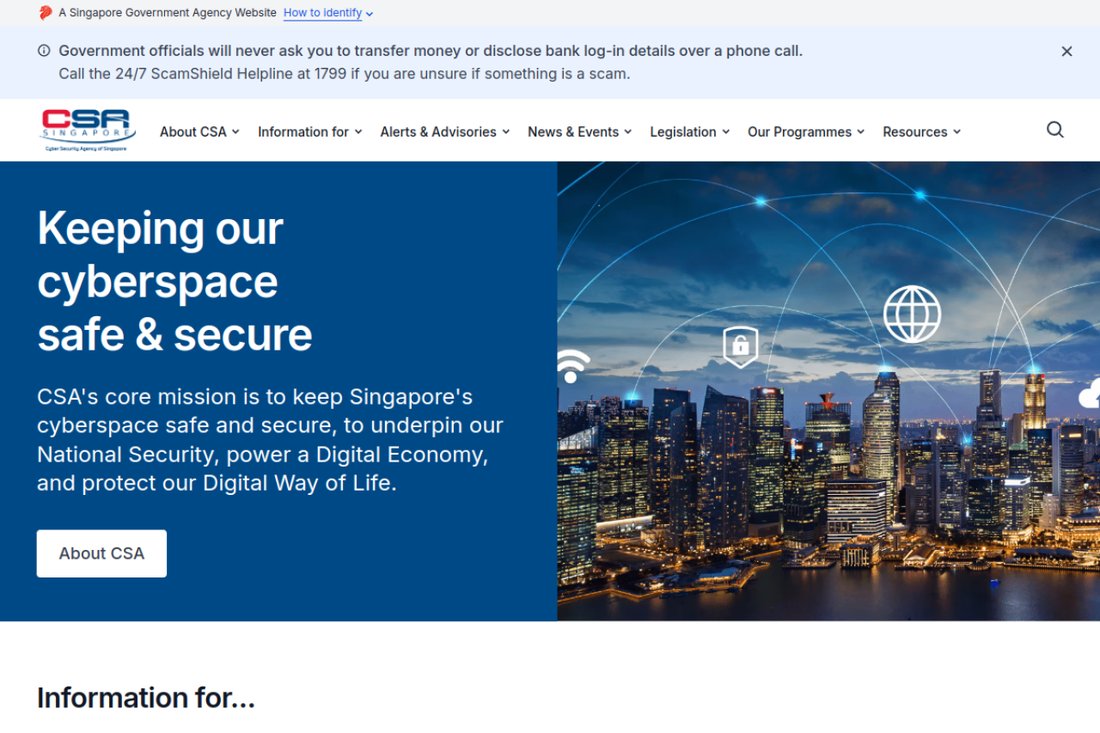 Essential Singapore Cybersecurity Resources