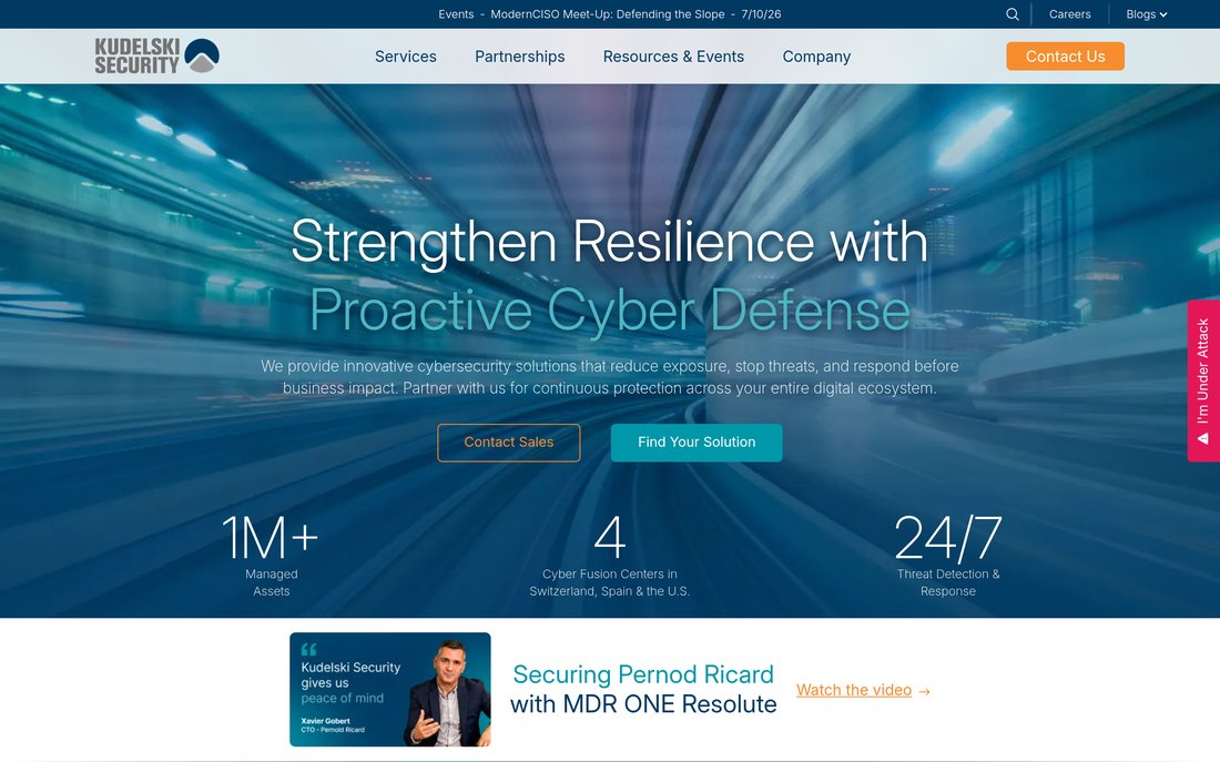Kudelski Security homepage