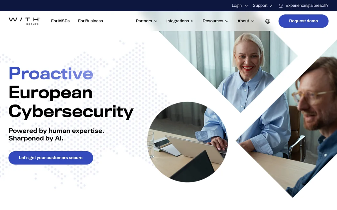 WithSecure homepage
