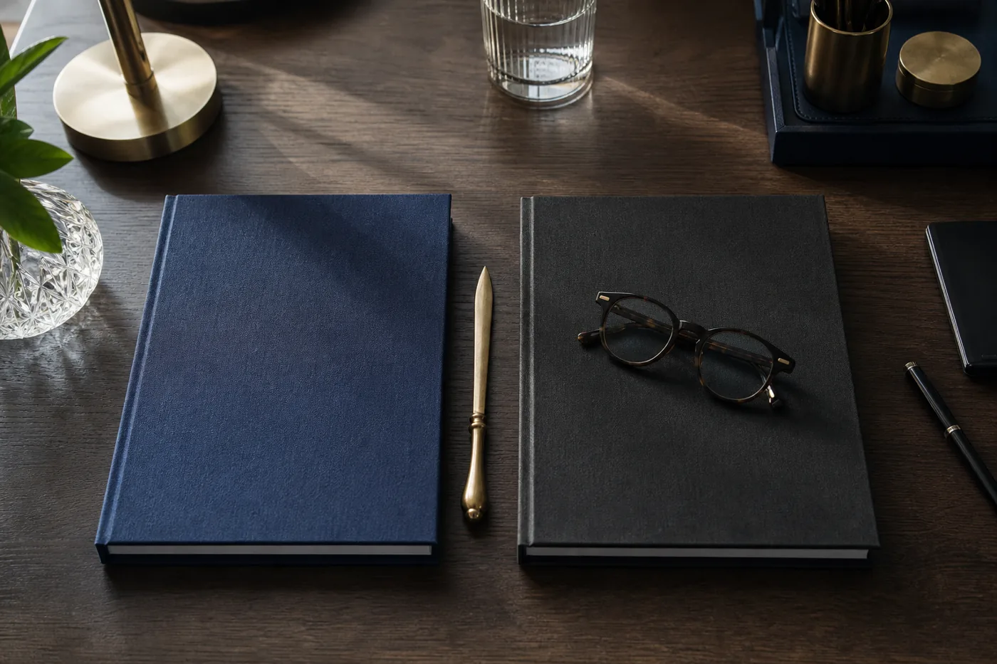 Two bound audit reports side by side comparing ISAE 3402 and SOC