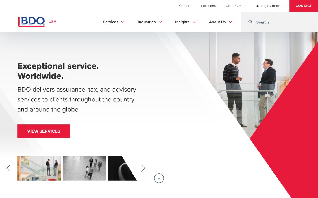 BDO USA homepage