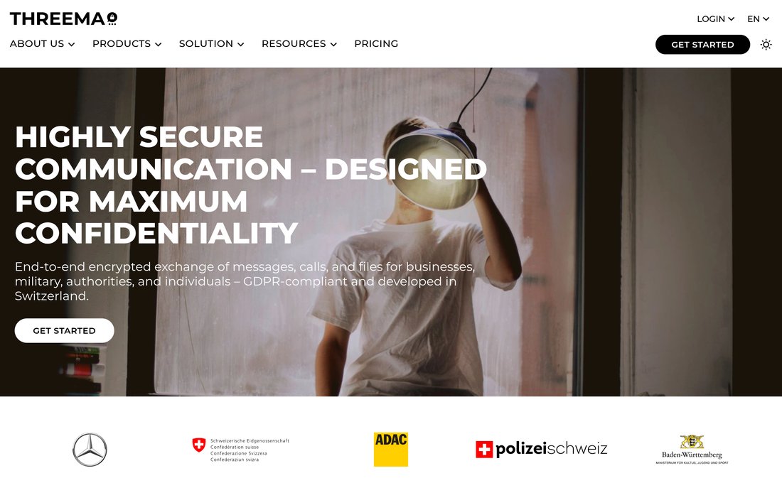 Threema homepage