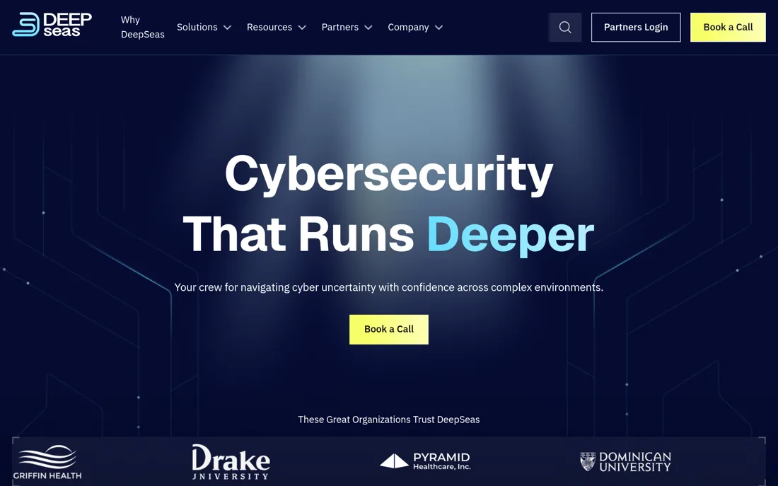 DeepSeas homepage