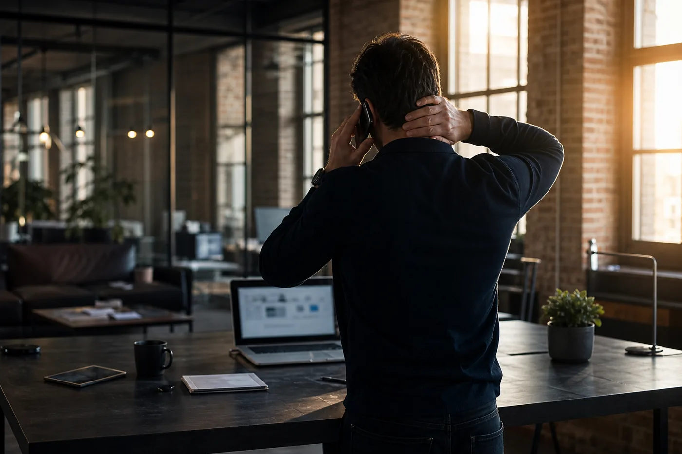 Startup founder on a phone call being asked for a SOC 2 report
