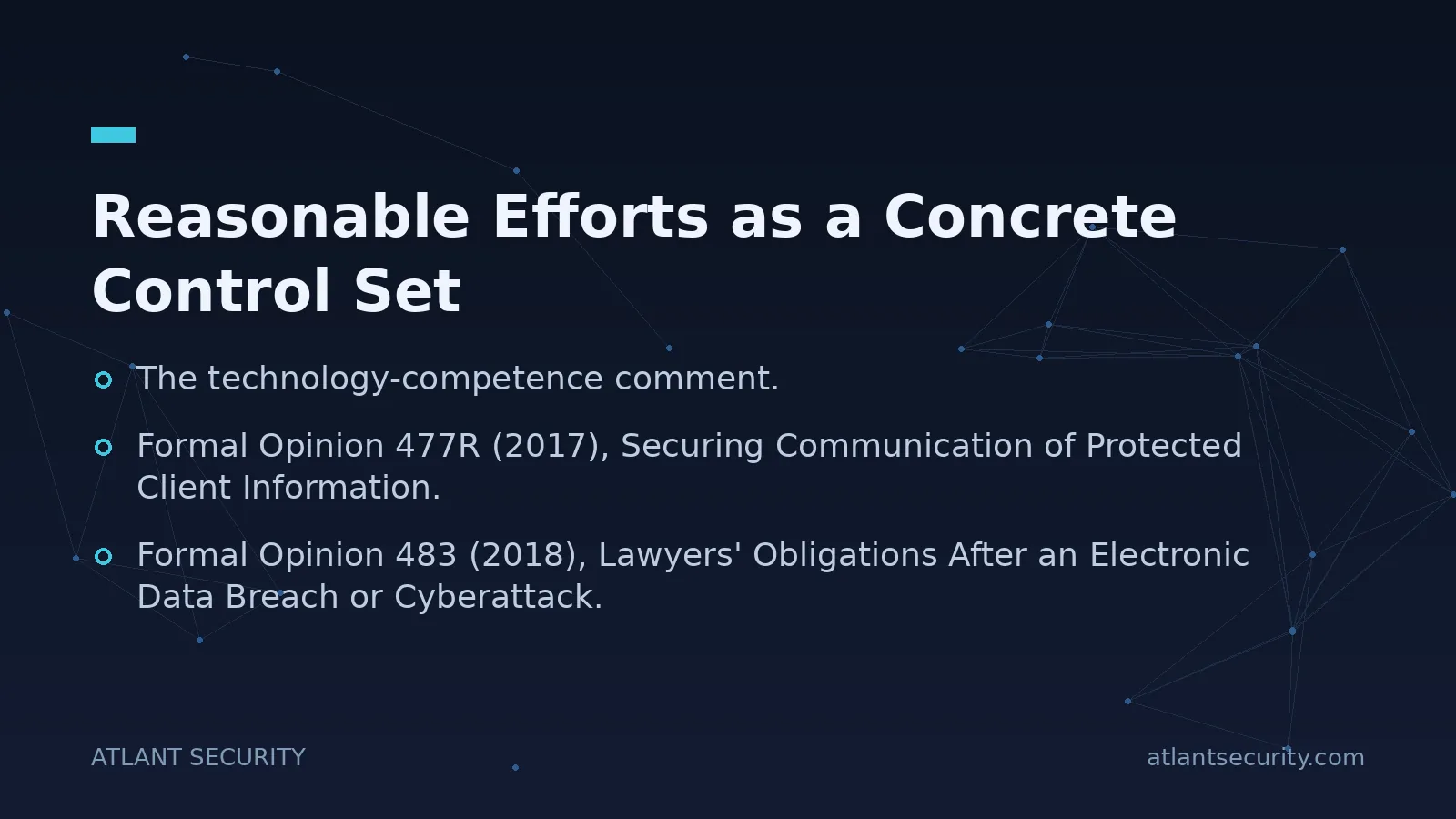 Reasonable Efforts as a Concrete Control Set - key points