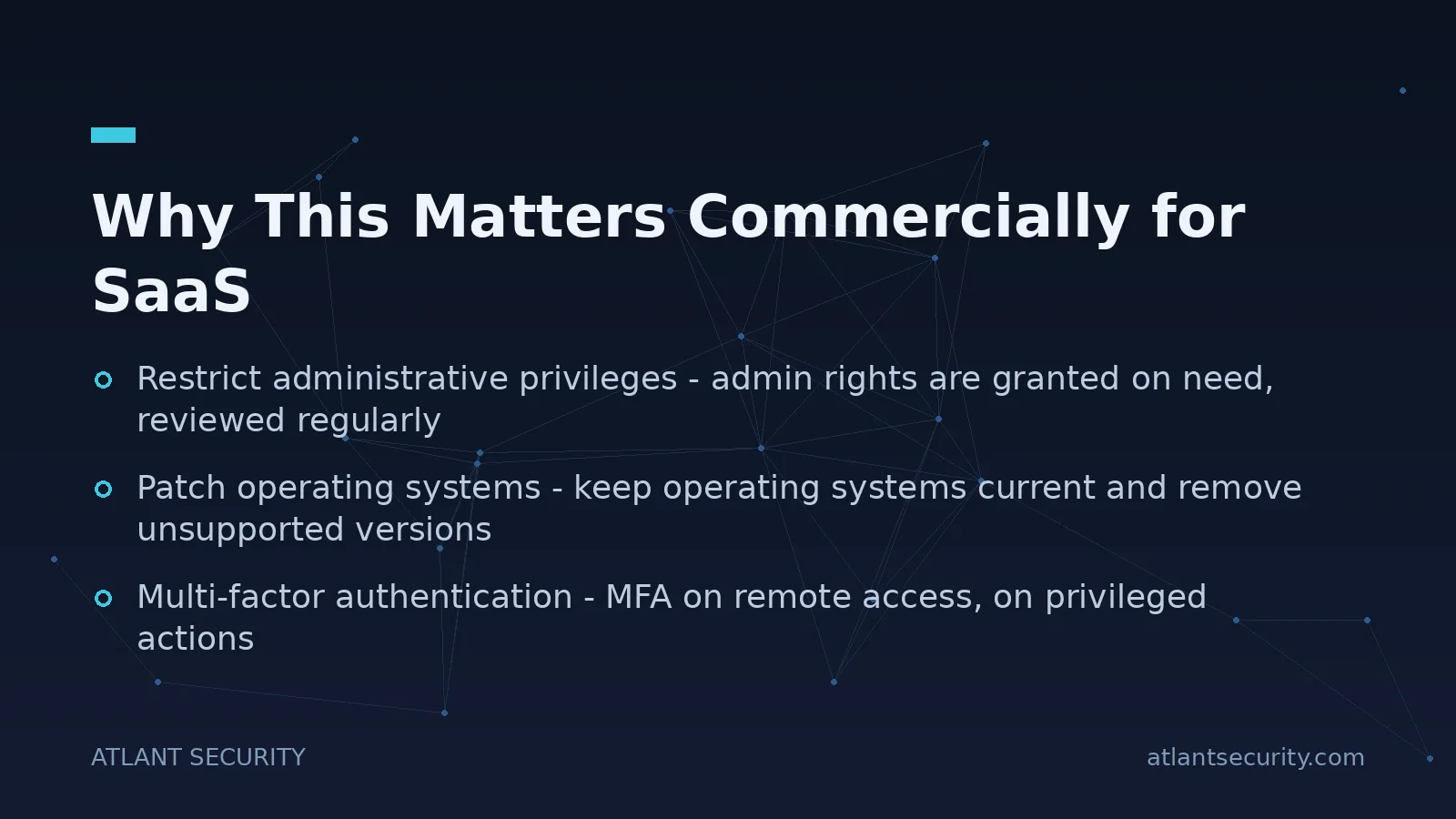 Why This Matters Commercially for SaaS - key points