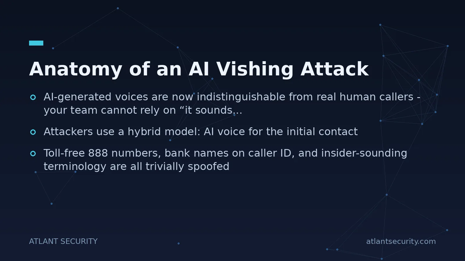 Anatomy of an AI Vishing Attack - key points