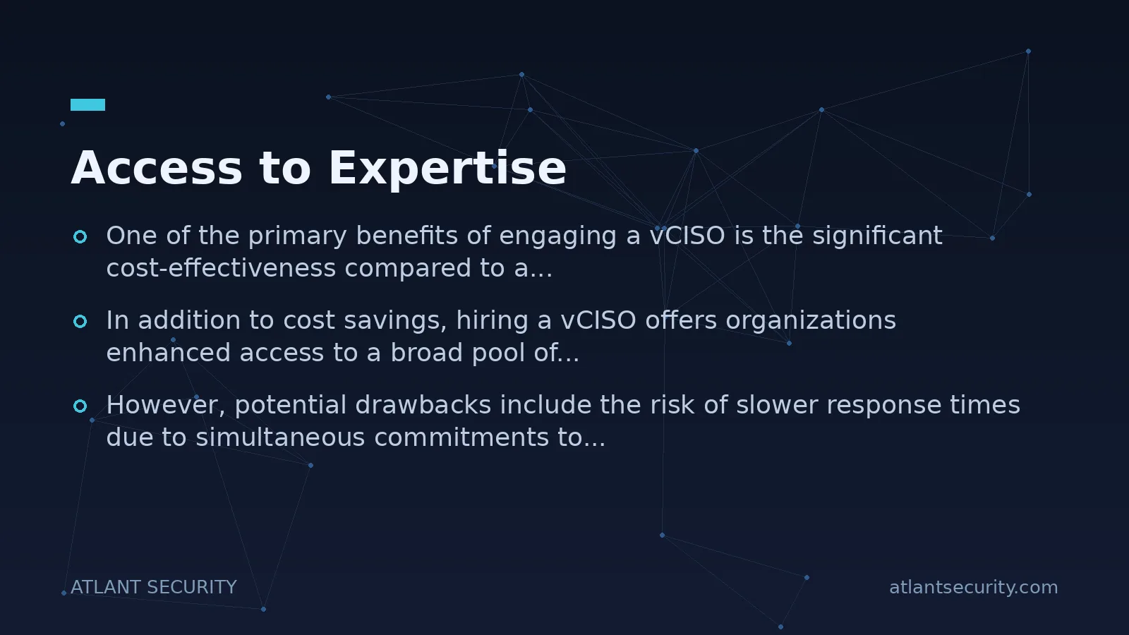 Access to Expertise - key points