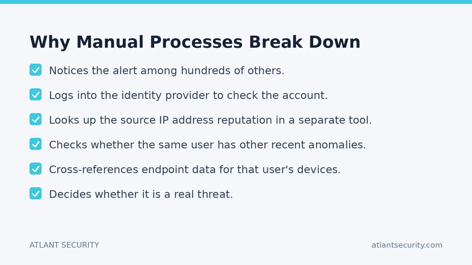 Checklist: Why Manual Processes Break Down