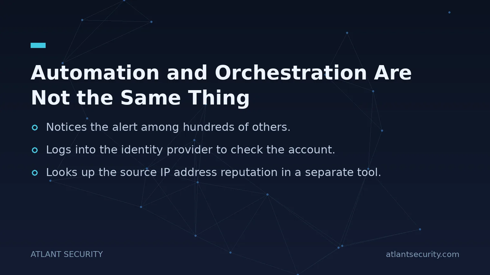 Automation and Orchestration Are Not the Same Thing - key points