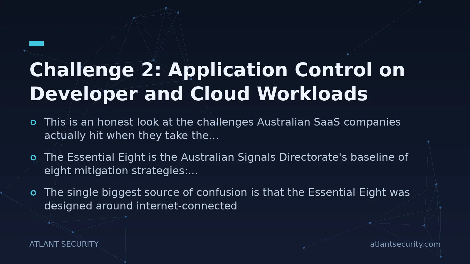 Challenge 2: Application Control on Developer and Cloud Workloads - key points
