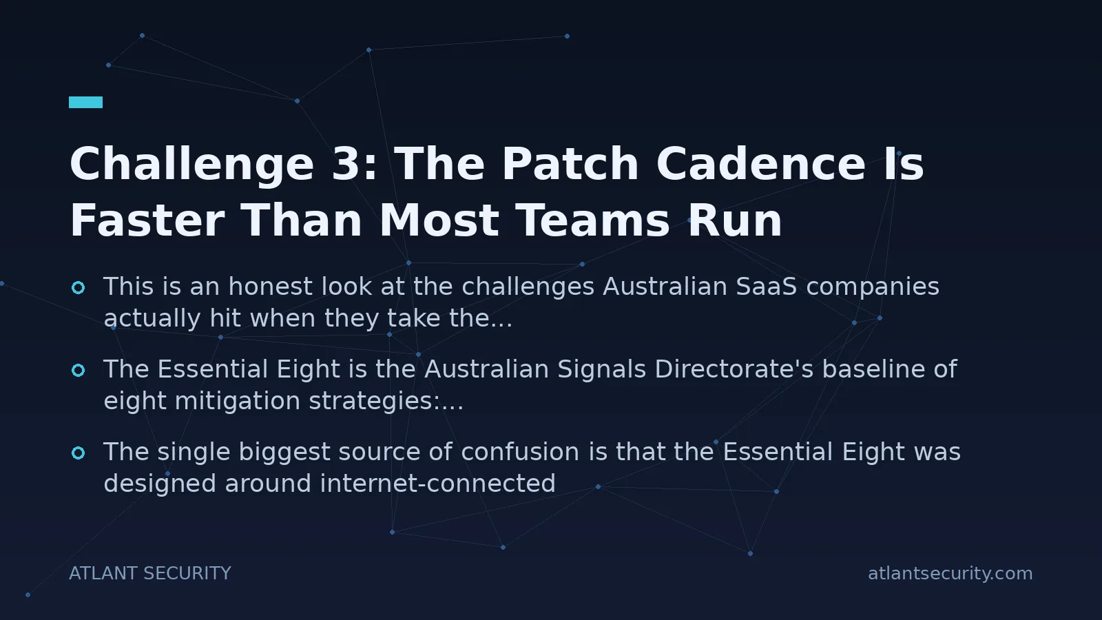 Challenge 3: The Patch Cadence Is Faster Than Most Teams Run - key points