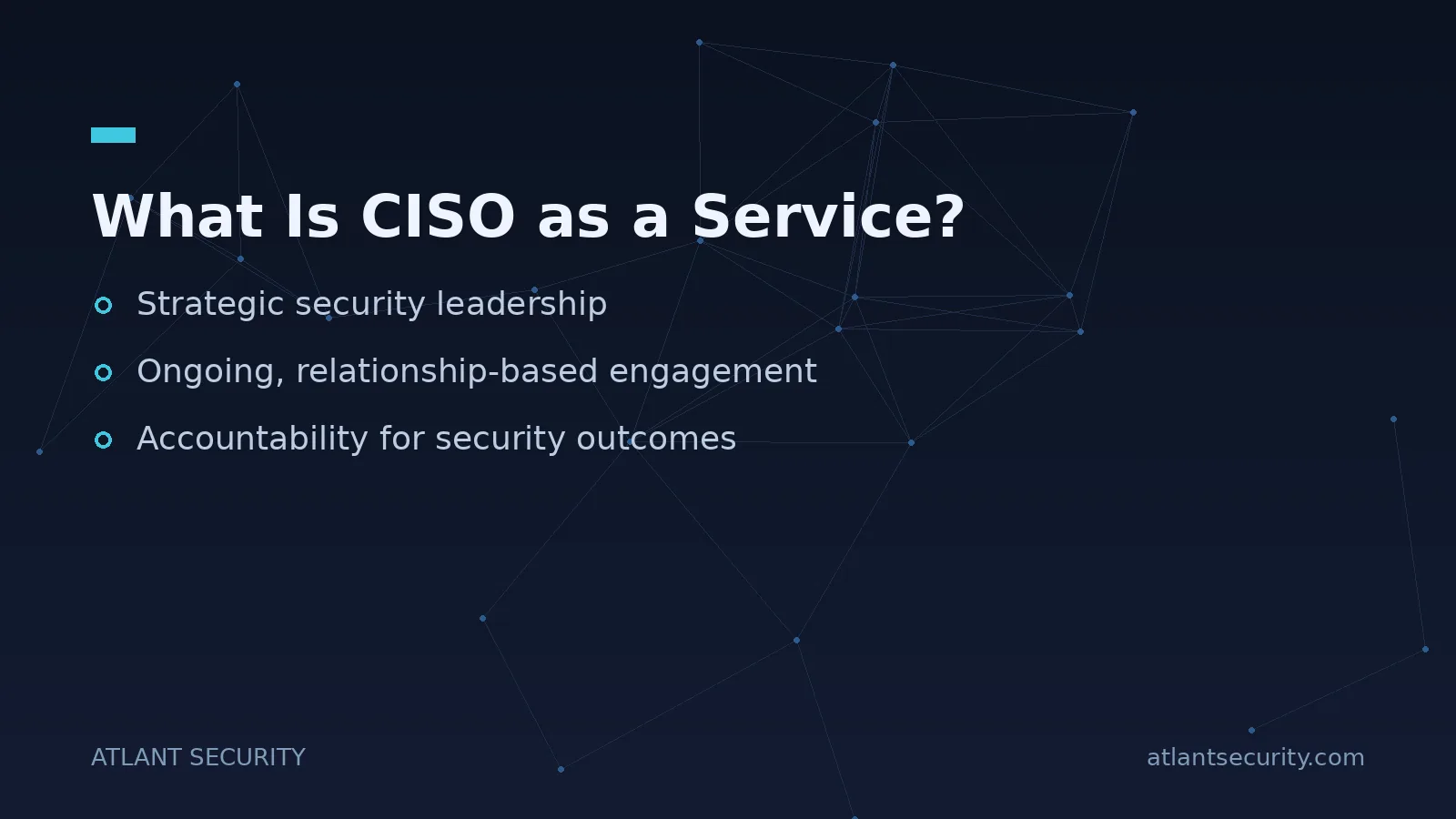 What Is CISO as a Service? - key points