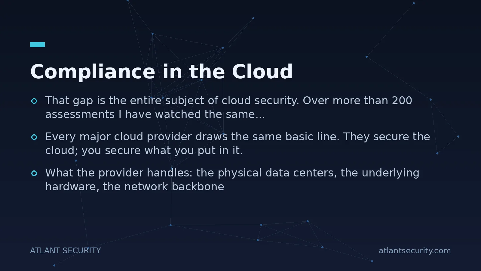 Compliance in the Cloud - key points