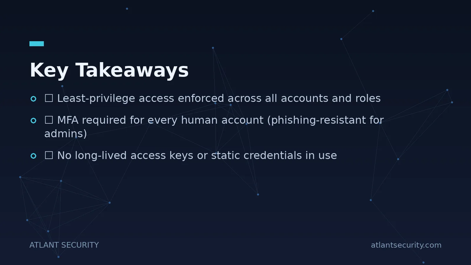 Key Takeaways - key points