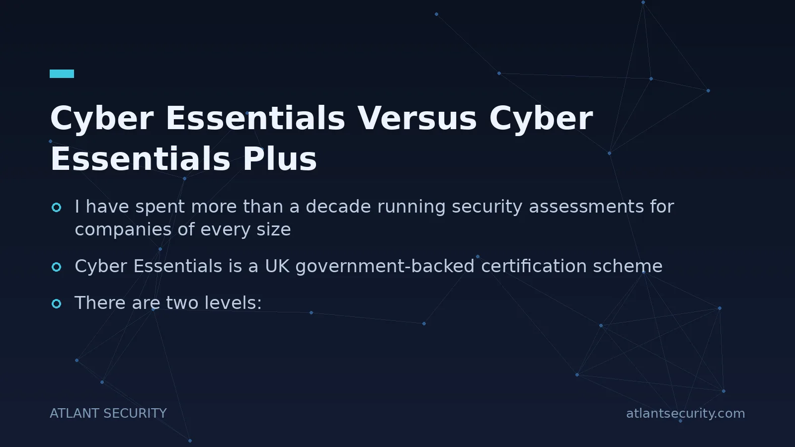 Cyber Essentials Versus Cyber Essentials Plus - key points
