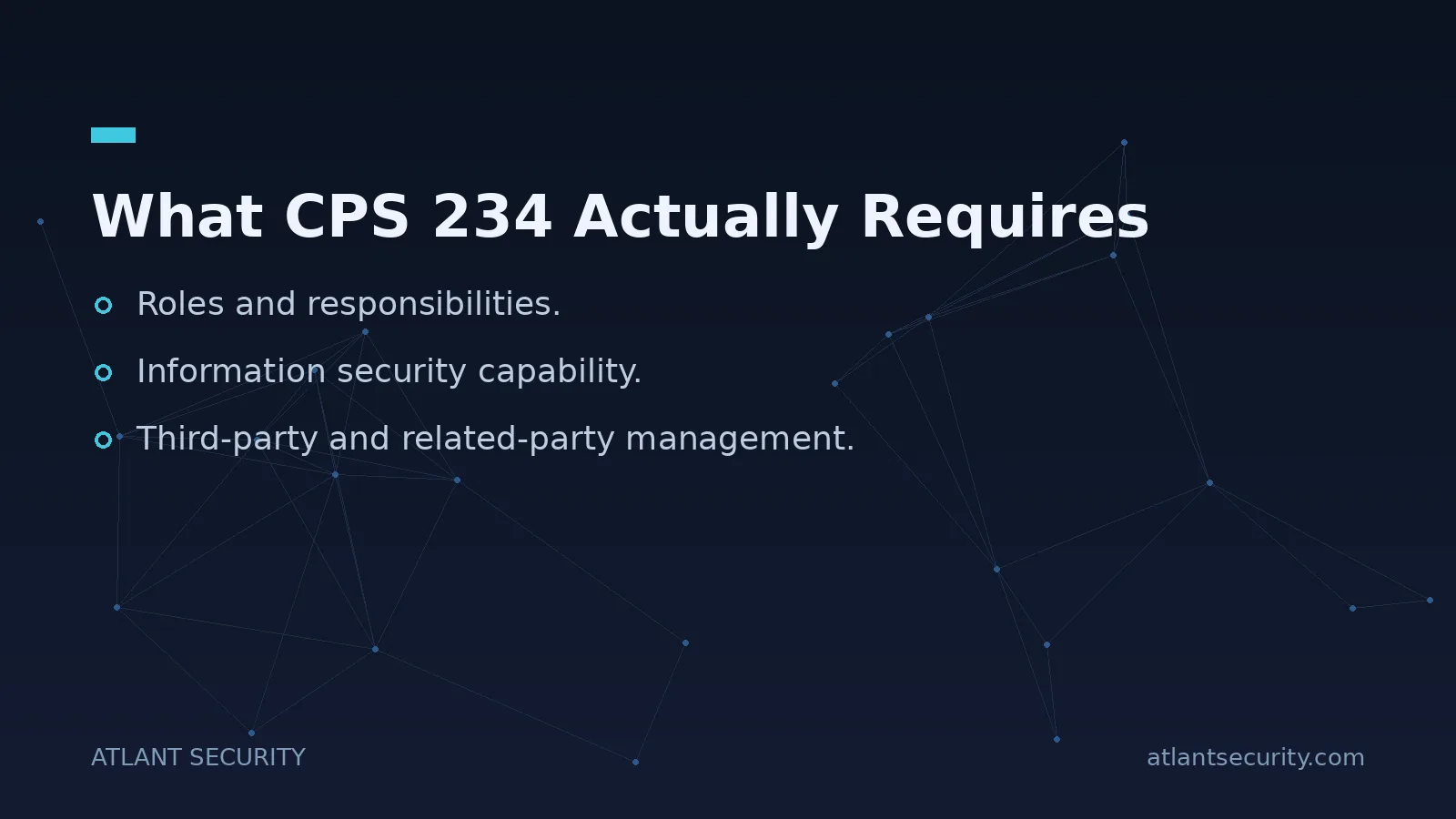 What CPS 234 Actually Requires - key points