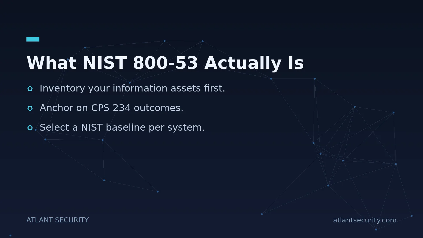 What NIST 800-53 Actually Is - key points