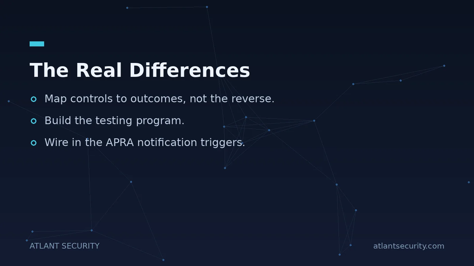The Real Differences - key points